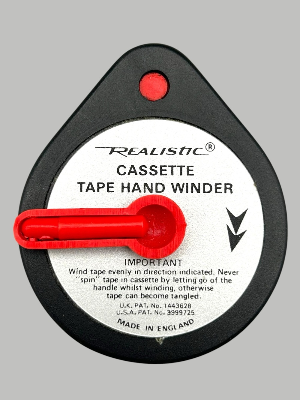 Realistic Cassette Tape Hand Winder - Used Good Condition